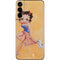 Betty Boop With Puppy Orange Background Galaxy S22 Plus Skin